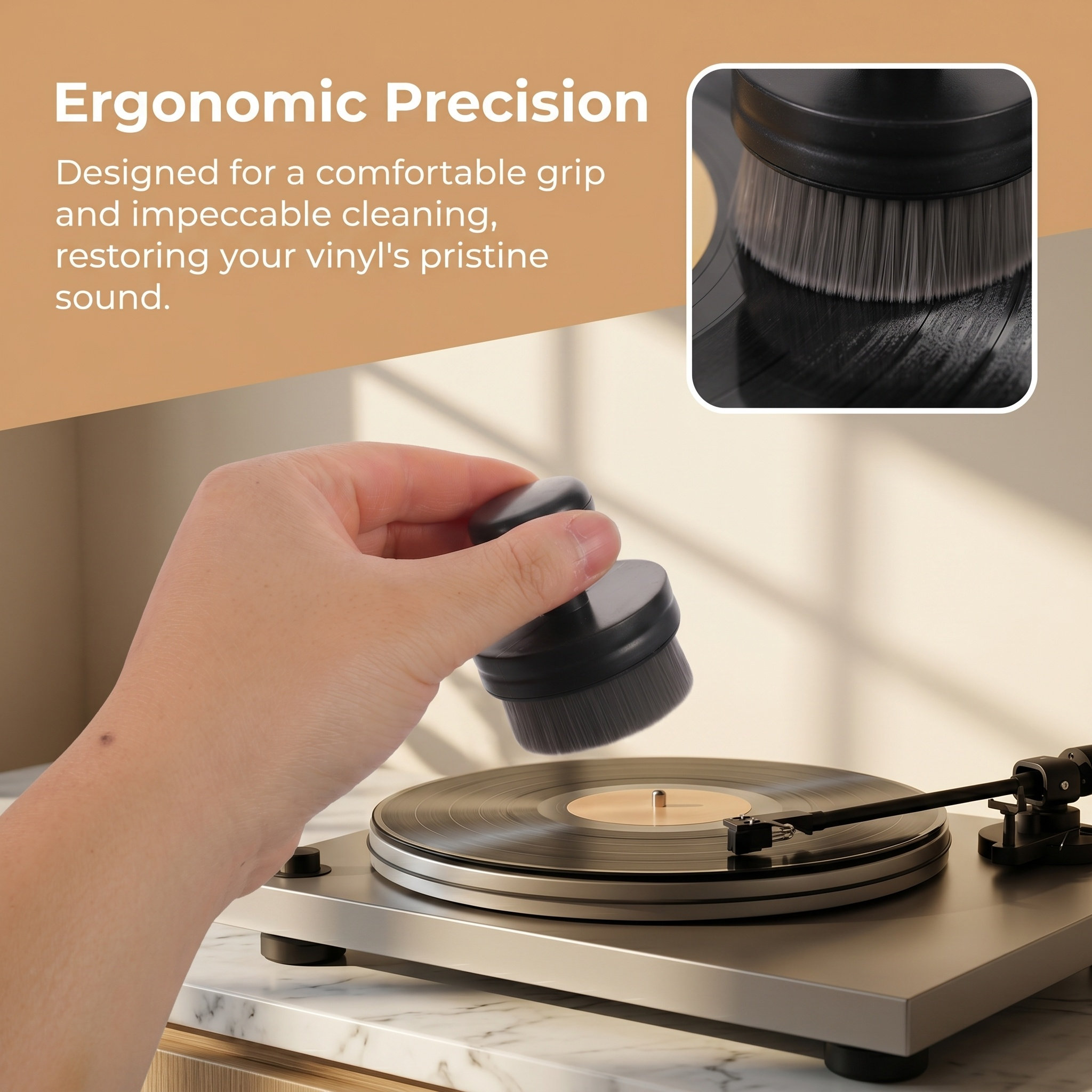Audio Record Cleaning Brush Al - огляд і ціна Vinyl Record Cleaner