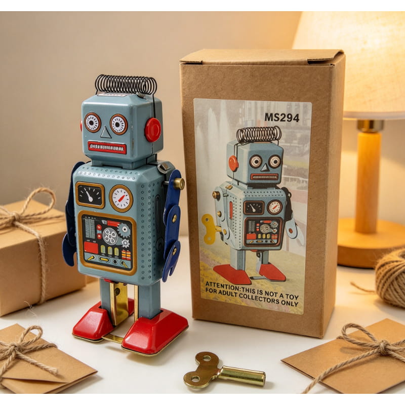 Vintage MS294 Tin Wind-Up Robo - огляд і ціна Vintage Collectibles Store