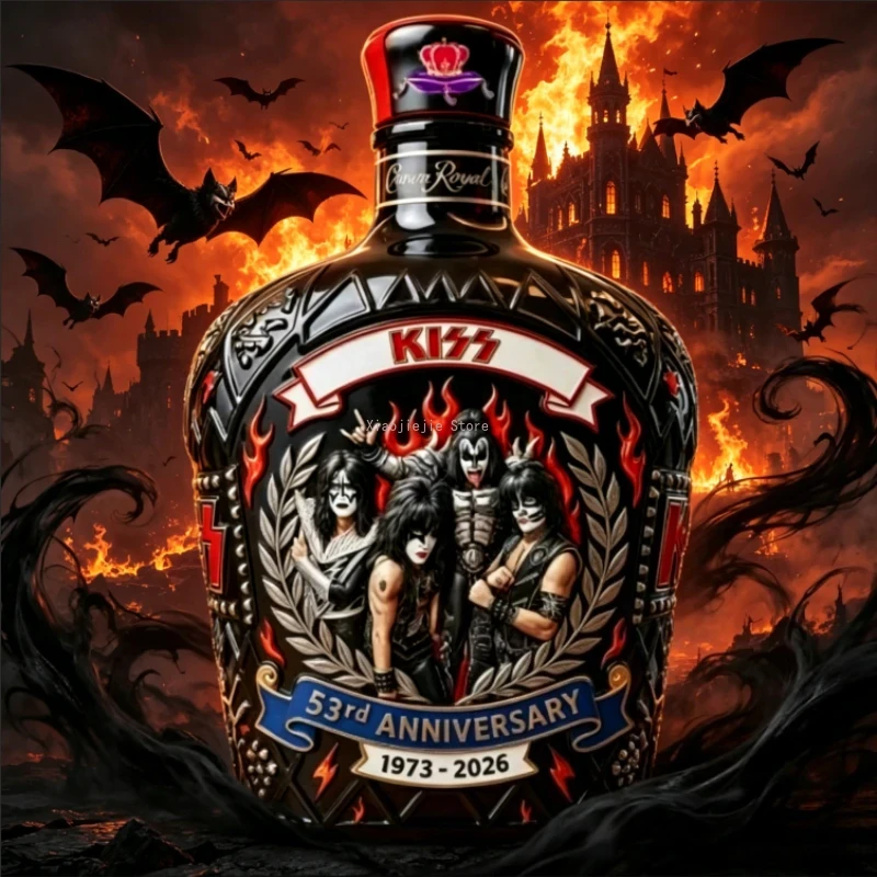 Vintage Rock Music Themed Whis - огляд і ціна Vintage Collectible Liquor Bottles